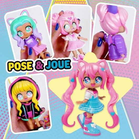 Anpassbare Puppe Bandai Animakii Lollipop & Bubblegum 32 Looks