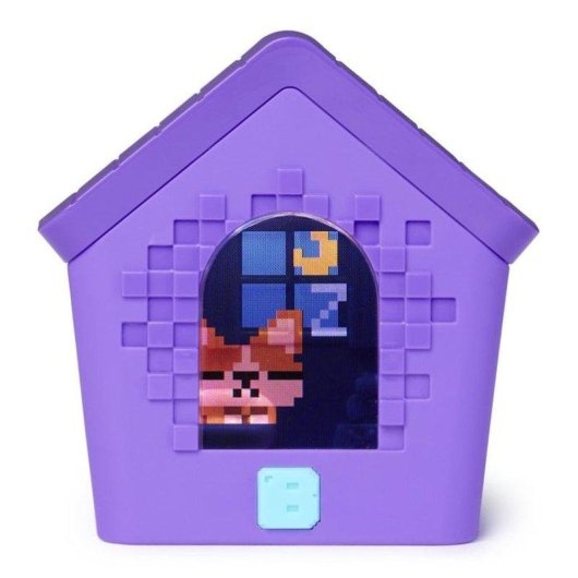 Mascota digital Spin Master Bitzee Doghouse con 15 cachorros y 6 minijuegos