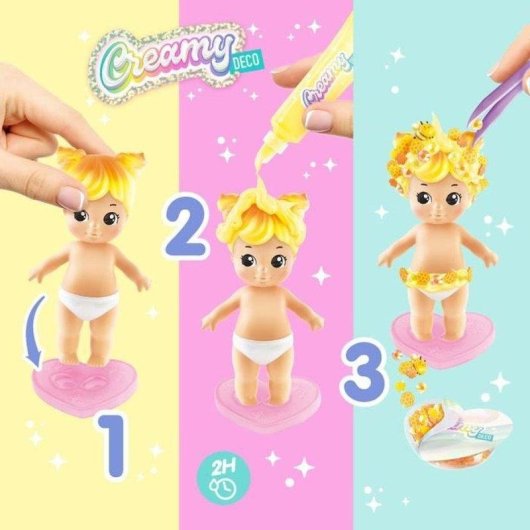 Kreativ-Set Canal Toys Creamy Déco Baby-Figur Blindbox