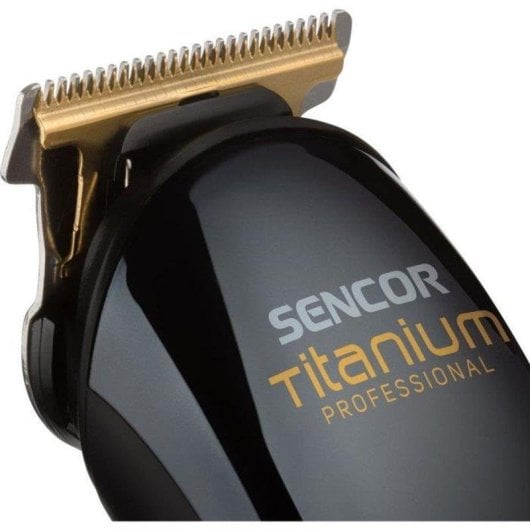 Máquina de Cortar Cabelo Profissional Sencor SHP 8305BK Sem Fios 60min 12 Pentes LED