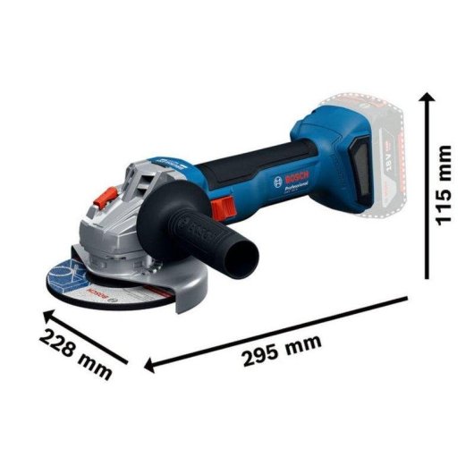 Kit Bosch Professional 18V GSR 18V-65 GWS 125 GBH 18V-22 + 2x4Ah