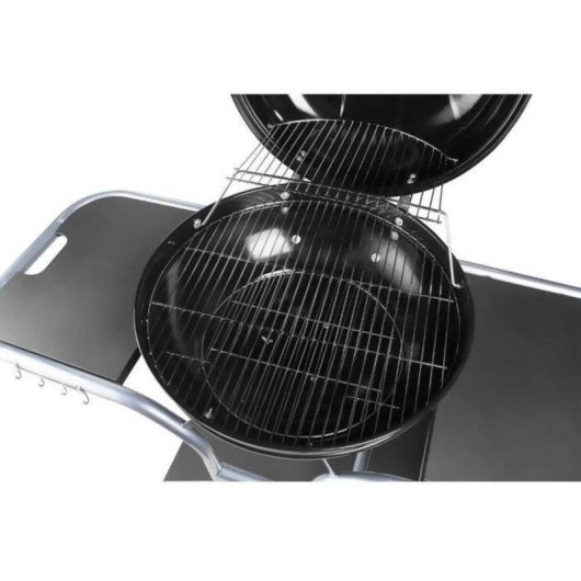 Barbacoa de carbón Fieldmann FZG 1014 54 cm tapa abombada con termómetro