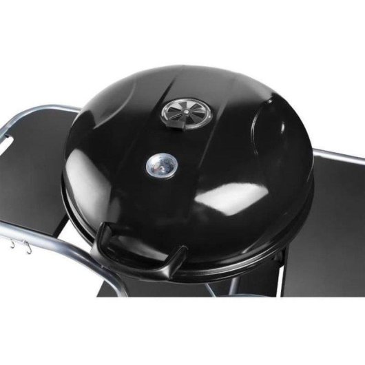 Barbacoa de carbón Fieldmann FZG 1014 54 cm tapa abombada con termómetro