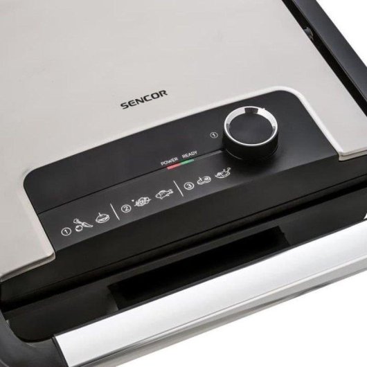 Grill Contact Sencor SBG 3710SS 2000W Plaques Antiadhésives 29,8x26,8 cm