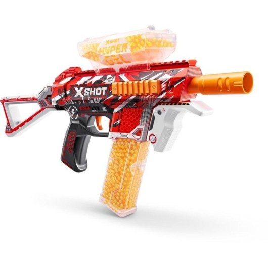 Zuru Xshot Hyper Gel Trace Fire Motorgetriebener Gel-Blaster 2500 Hydratierte Gele-Blaster