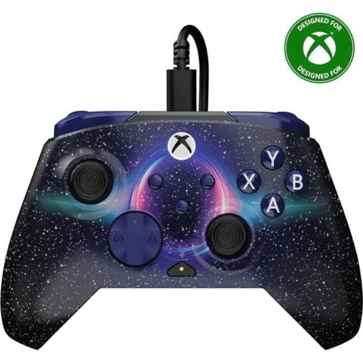 Mando Turtle Beach Rematch Advanced Con Cable Dark Cosmos Xbox/PC
