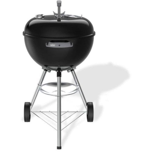 Weber Bar-B-Kettle 47 cm Schwarz - Holzkohlegrill mit integriertem Thermometer