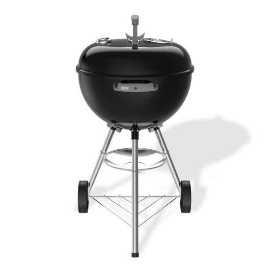 Weber Bar-B-Kettle 47 cm Schwarz - Holzkohlegrill mit integriertem Thermometer