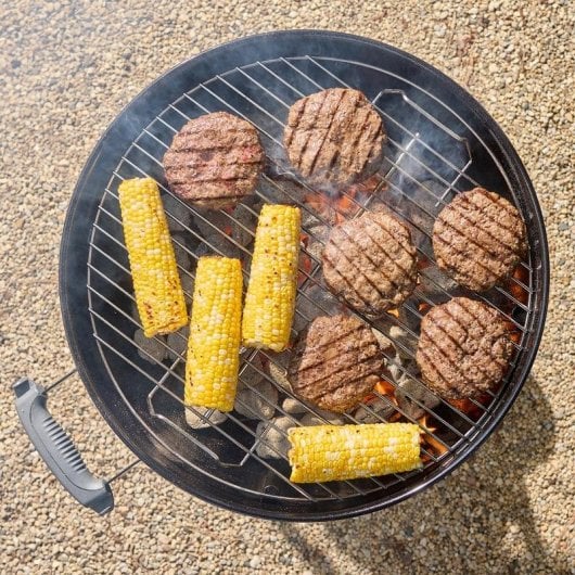Weber Bar-B-Kettle 47 cm Schwarz - Holzkohlegrill mit integriertem Thermometer