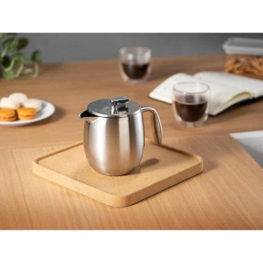 Cafetera manual Bodum Columbia acero inoxidable doble pared 0,5 L 4 tazas