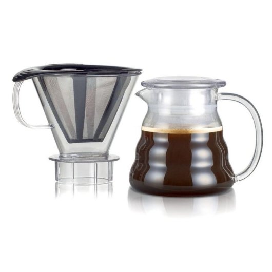 Cafetière à filtre Bodum Melior 0,6 L avec filtre inox et carafe en verre