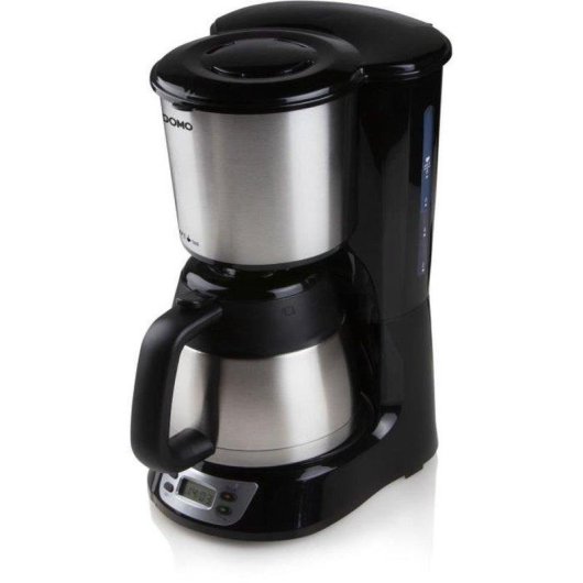Cafetera de goteo Domo DO709K 1 L 1000 W con temporizador LCD 24 H