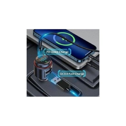 Thomson FM Bluetooth Autoladegerät mit USB-C 30W Ladung und LED-Anzeige