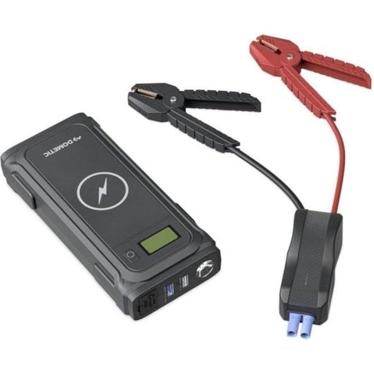 Dometic Pjs 1000 Arrancador Portátil Y Power Bank 1000 A Pico, Batería Lipo 59,2 Wh (16.000 Mah), Carga Qi, 2 Usb, Salida 12 V, Luz Led Y Pantalla Lcd