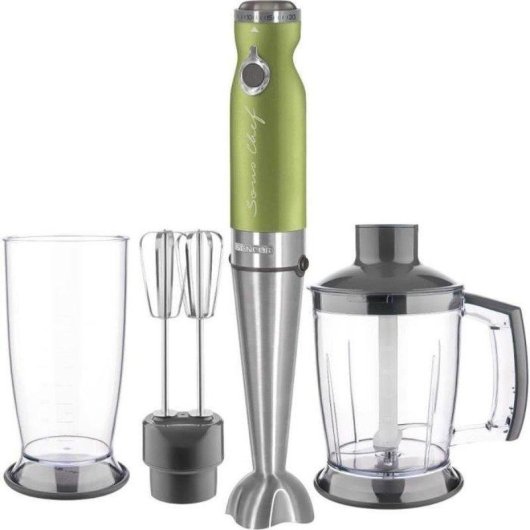 Batidora de main Sencor SHB 5600GG 4 en 1 1200 W 20 vitesses QuadBlade vert olive