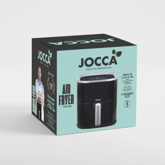 Fritadeira de Ar Jocca 2219p 4L 1400W 9 Programas Ecrã LED Tátil
