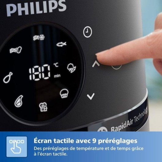 Friteuse sans Huile Philips 2000 Series NA210/00 3,2L 1300W avec Écran Tactile