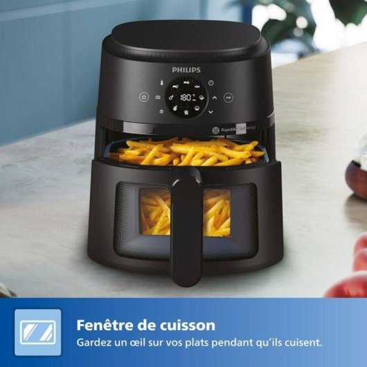 Friteuse sans Huile Philips 2000 Series NA210/00 3,2L 1300W avec Écran Tactile