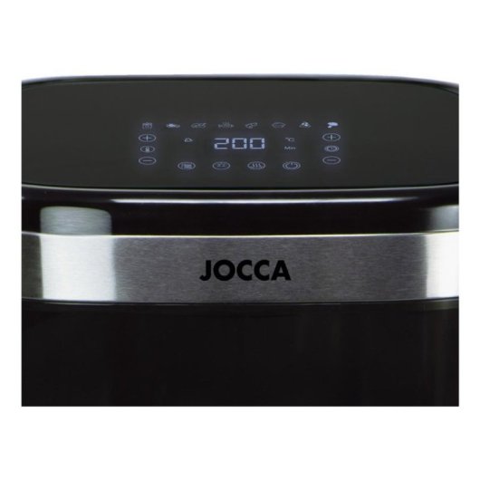 Freidora de Aire Jocca 2385 10L 1700W con Pantalla Táctil y 8 Programas