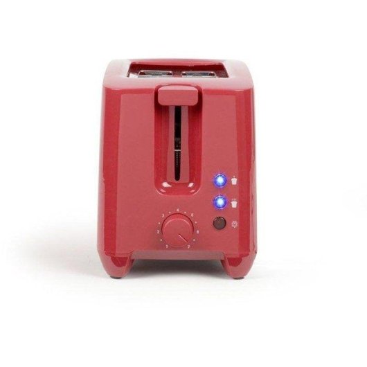 Grille-pain Livoo DOD162RC 2 fentes 750 W 7 niveaux rouge