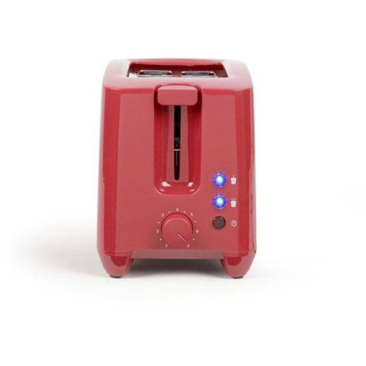 Tostapane Livoo DOD162RC 2 Fette 750W 7 Livelli Rosso