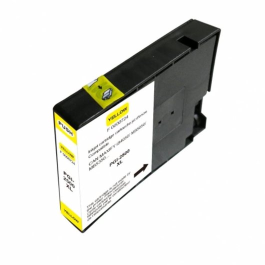 Cartouche d'encre UPrint CJ2500XLYUP Jaune 21 ml Canon MAXIFY