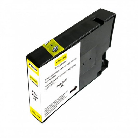 Cartouche d'encre UPrint CJ2500XLYUP Jaune 21 ml Canon MAXIFY