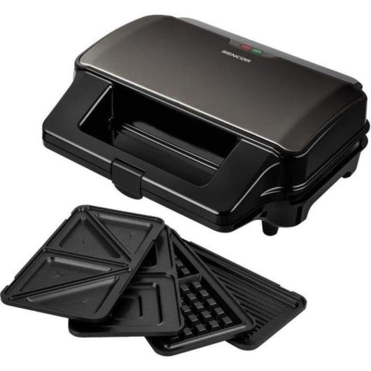 Sandwichmaker 4-in-1 Sencor SSM 9978BK 900W Antihaftplatten