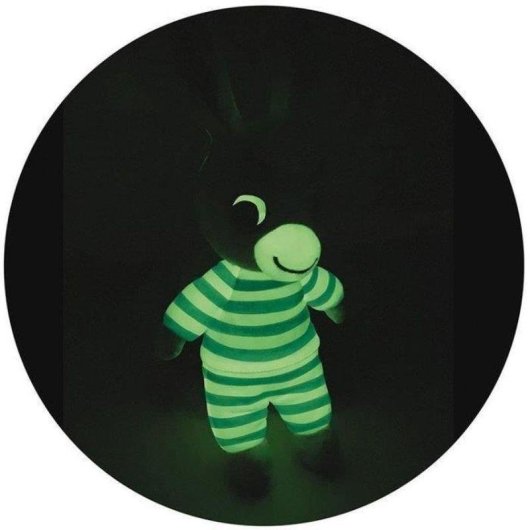 Peluche Jemini Luminou Trotro Fotoluminescente 25 cm (senza pile)