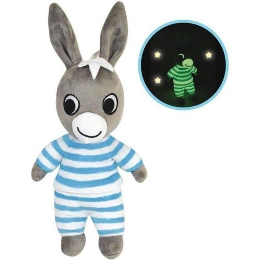 Peluche Jemini Luminou Trotro Fotoluminescente 25 cm (senza pile)