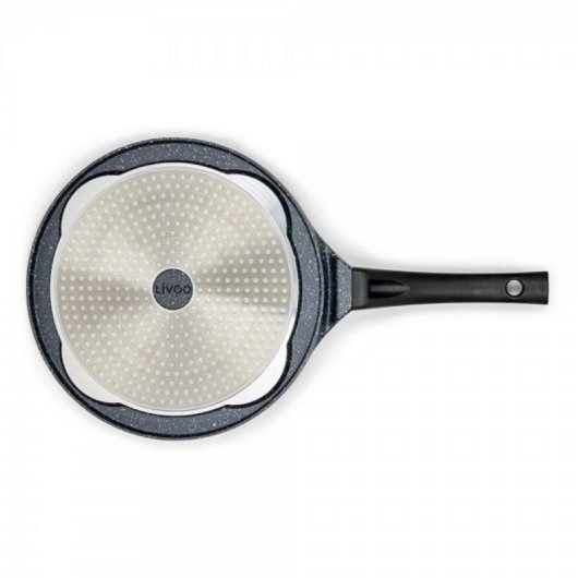 Frigideira Panquecas Livoo MEP148 26 cm Antiaderente 4 Moldes Alumínio Forjado Indução