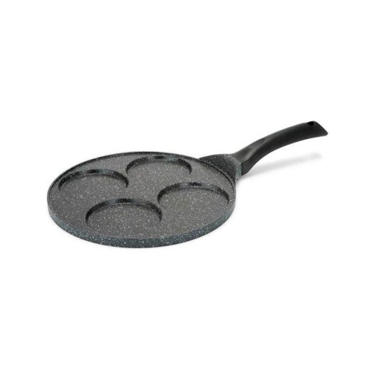 Frigideira Panquecas Livoo MEP148 26 cm Antiaderente 4 Moldes Alumínio Forjado Indução