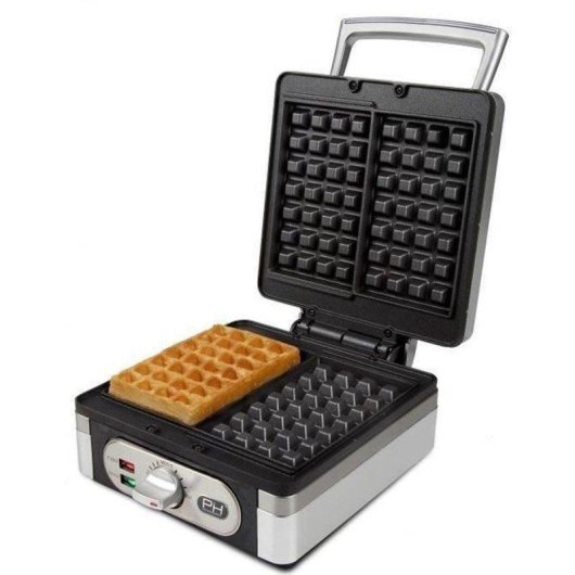 Waffleira Domo DO9047W 1400W 2 Piastre Rettangolari Profonde Antiaderenti