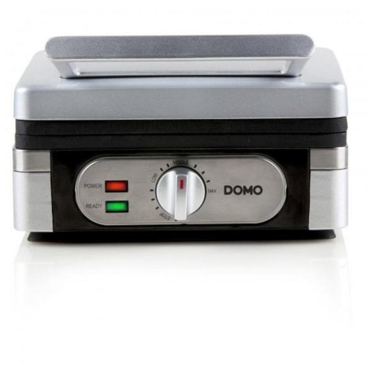 Waffleira Domo DO9047W 1400W 2 Piastre Rettangolari Profonde Antiaderenti
