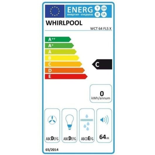 Campânula extractora Whirlpool WCT64FLSX Canalização 53 cm LED 6 W