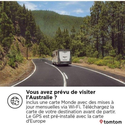 GPS TomTom GO Camper Max 7 (2ª Gen) 7" Pantalla Táctil 32 GB