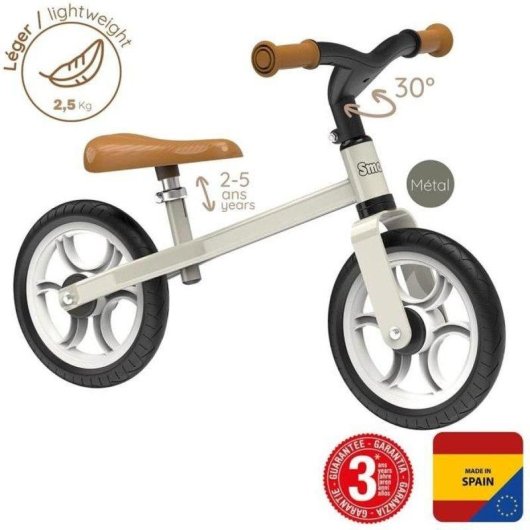 Balancefahrrad Smoby First Bike ultraleicht Metallrahmen - 2 bis 5 Jahre