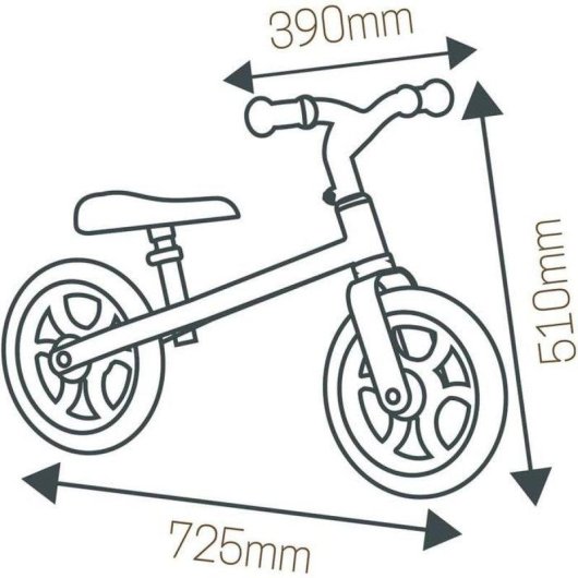 Balancefahrrad Smoby First Bike ultraleicht Metallrahmen - 2 bis 5 Jahre