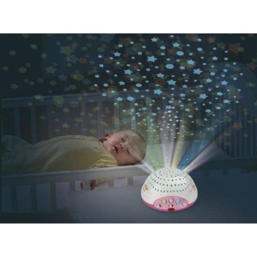 VTech Lumi 3-in-1 Musikbett mobile mit Sternenprojektor und abnehmbarem Nachtlicht Rosa