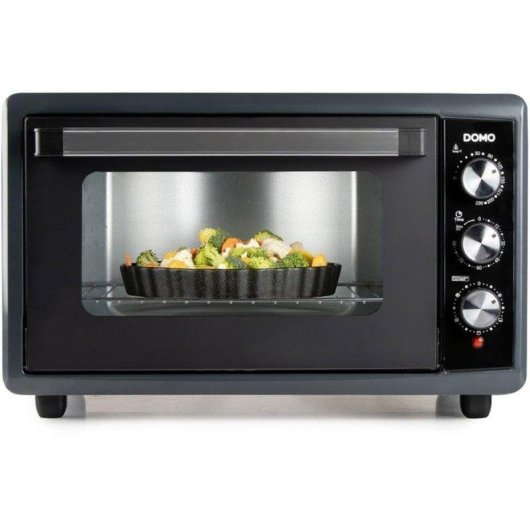 Mini Forno Domo DO808GO 50L 2000W Convecção Temporizador Preto