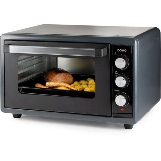 Mini Forno Domo DO808GO 50L 2000W Convecção Temporizador Preto