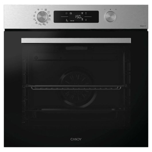 Einbaubackofen Candy CA6 N5B3LYTX Pyrolyse Hydrolyse Dampf 78L A++ WiFi Edelstahl