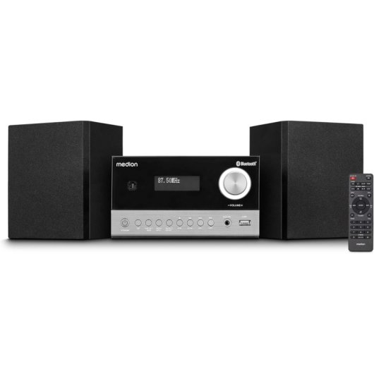 Micro Chaîne Medion Life E64088 10W RMS Bluetooth 5.3 CD DAB+/FM Graves