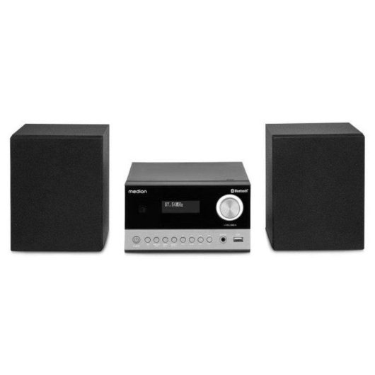 Micro Chaîne Medion Life E64088 10W RMS Bluetooth 5.3 CD DAB+/FM Graves