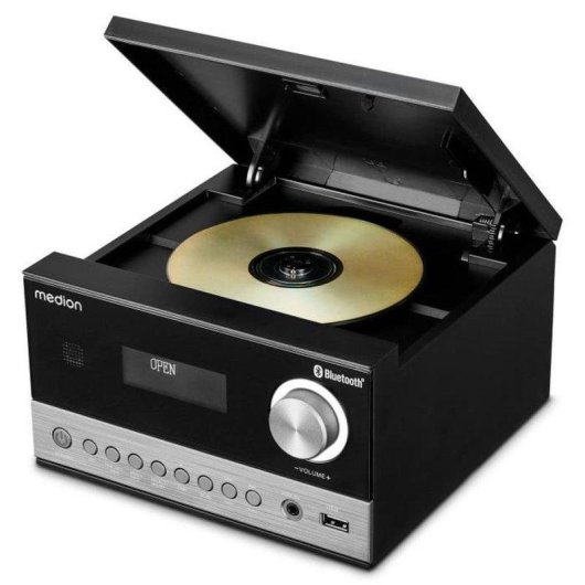 Micro Chaîne Medion Life E64088 10W RMS Bluetooth 5.3 CD DAB+/FM Graves