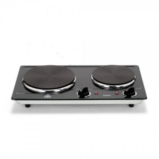 Plaque de cuisson Livoo DOC168N 2500W 2 zones 45cm Noir