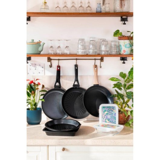 Sartén Antiadherente Pyrex Optima+ Ø26 cm Aluminio Forjé Sans PFAS Induction