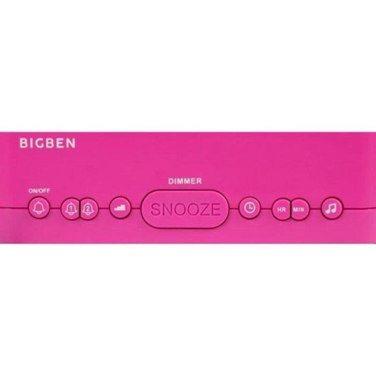 Reloj despertador Bigben Interactive R15 Princesa 3D LED Doble Alarma 3 Sonidos
