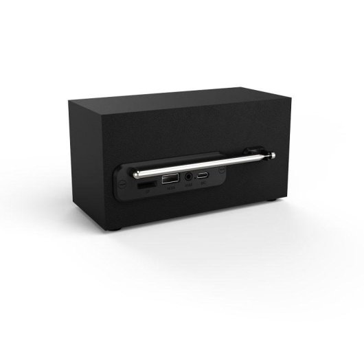 Tragebare Radio CGV BeBop FM Mini Bluetooth 5.3 Schwarz