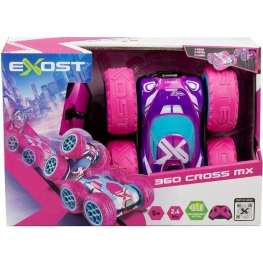 RC Auto Exost 360 Cross Flash Rose MX 1:18 2.4 GHz LED